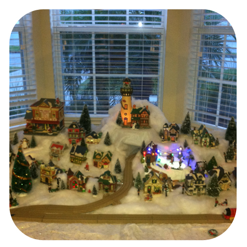 Christmas village ideas for deals small spaces