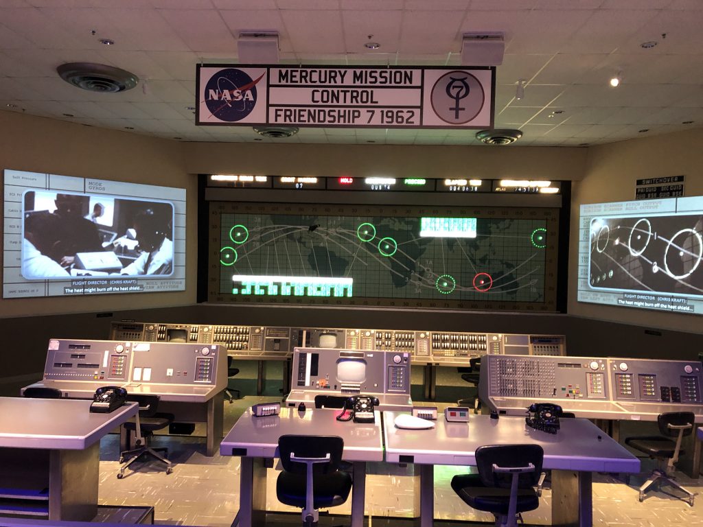 Mission Control for Friendship 7 Launch