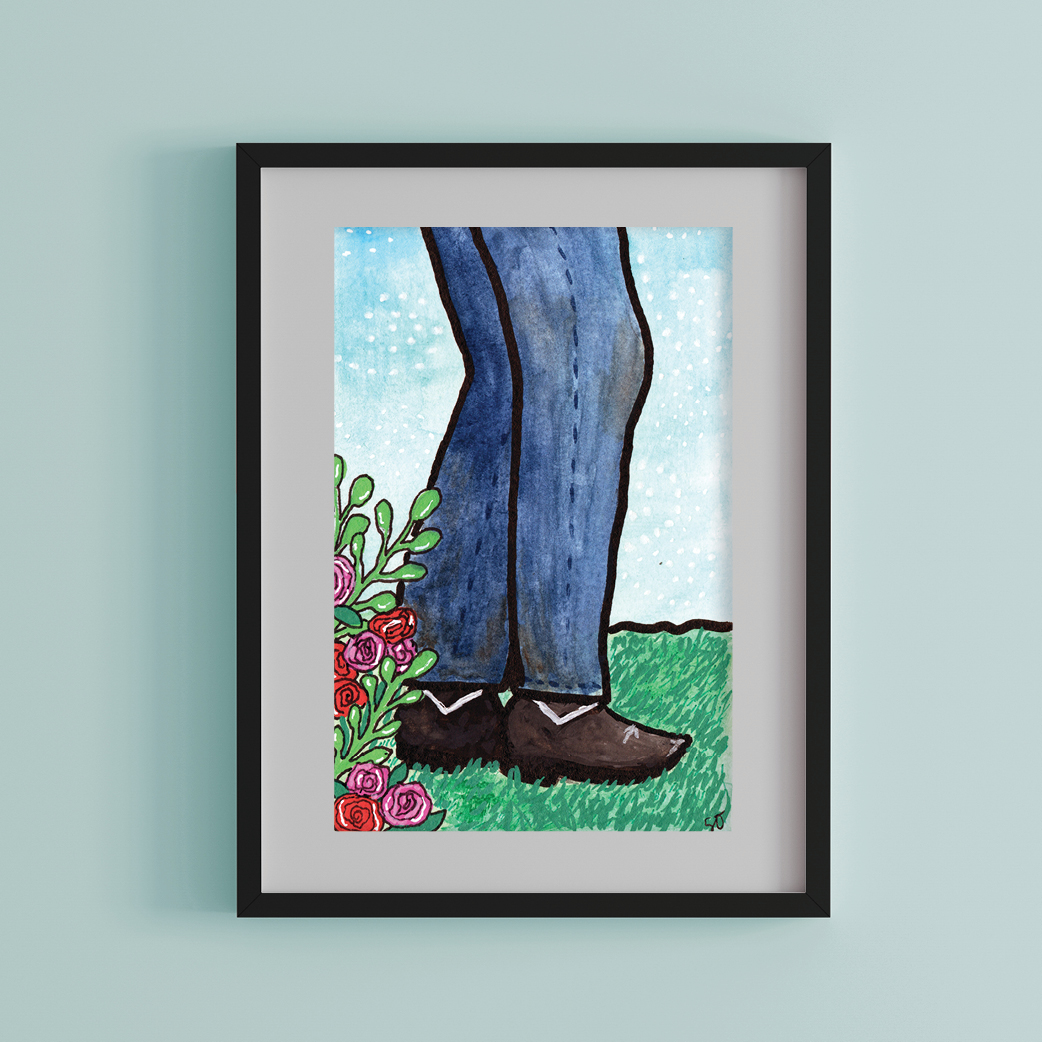Steady and Stubborn Framed Fine Art Print