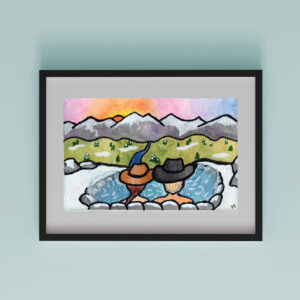 Wild and Warm Fine Art Print, Framed