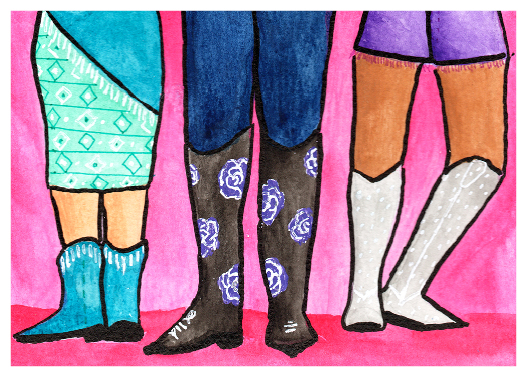 Let's Go Girls Fine Art Print